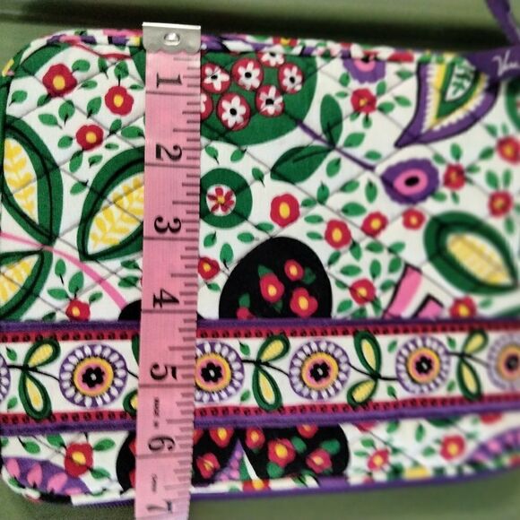 Vera Bradley Viva La Vera Tech Case Tablet E Reader Purple Floral Zippered - Picture 9 of 9